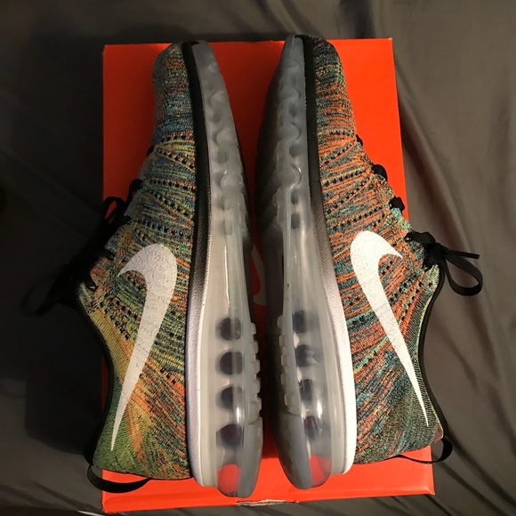 Multicolor Nike Flyknit Max size 10.5 - Picture 3 of 3